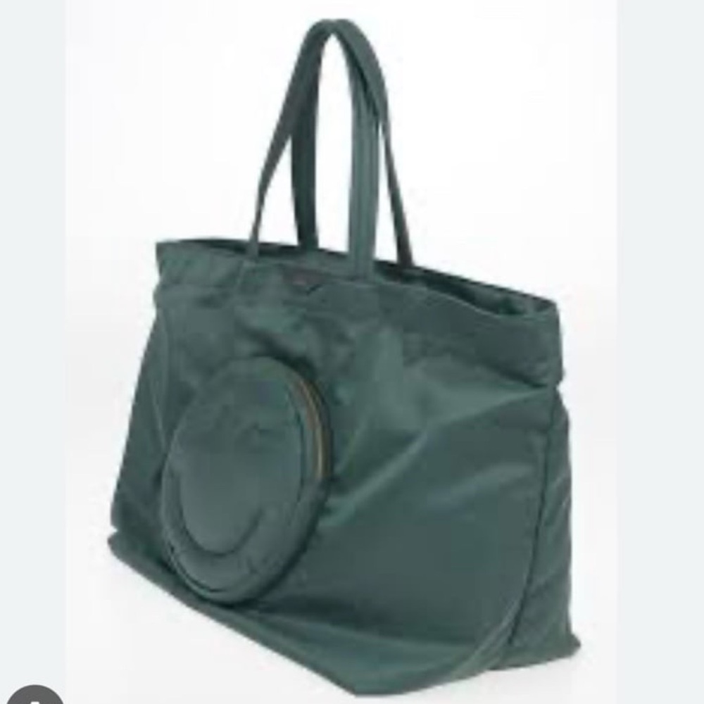 Anya Hindmarch Green Chubby Wink Tote